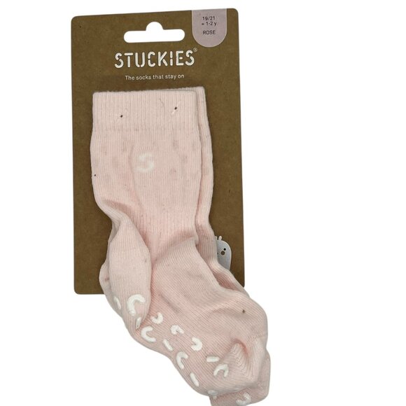 Stuckies Non-Slip Toddler Socks Age 0-6, 6-12, 1-2 NWT Choice of Colors - Picture 2 of 9